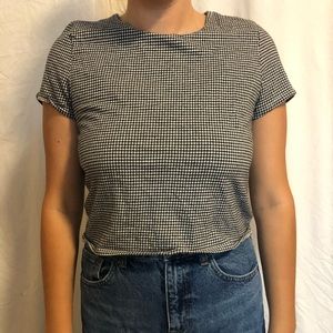 Checkered American Eagle T-Shirt